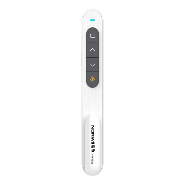 N76 红光 白色  物理激光、上下翻页、全屏黑屏、超链接、音量调节