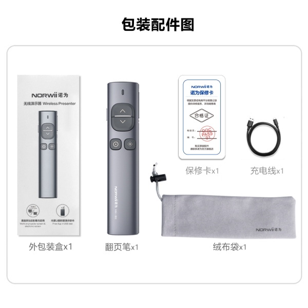 N96s(N96 Spotlight)翻页笔 绿光 空中鼠标 数字激光 放大镜  聚光灯