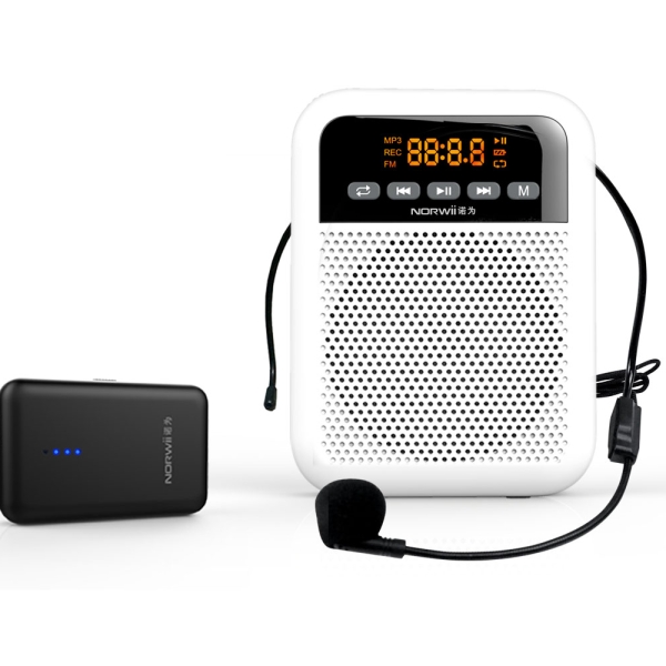 伟德国际S330 扩音器 有线/UHF无线版 4000mAh 白色
