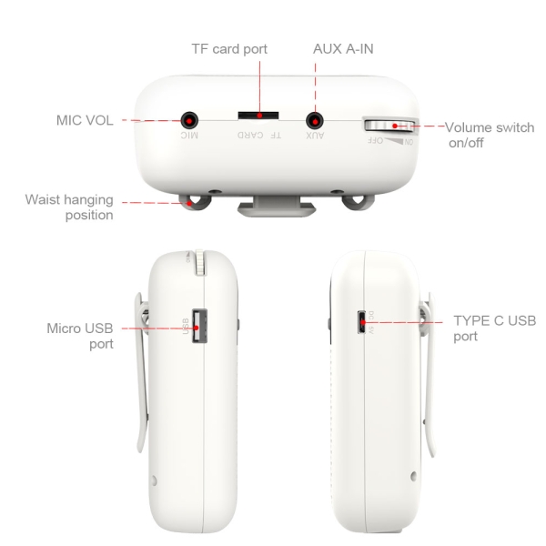 S330 wired voice amplifier