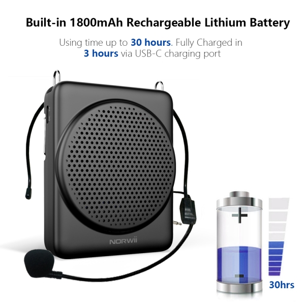 S368 Voice Amplifier Black